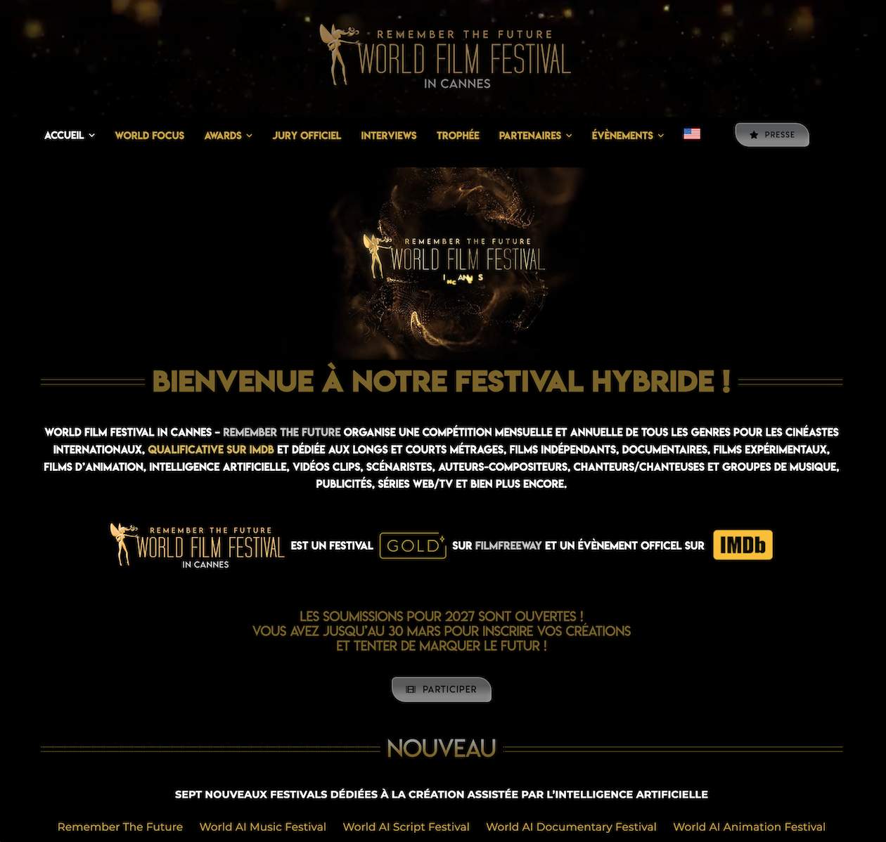 World Film Festival in Cannes